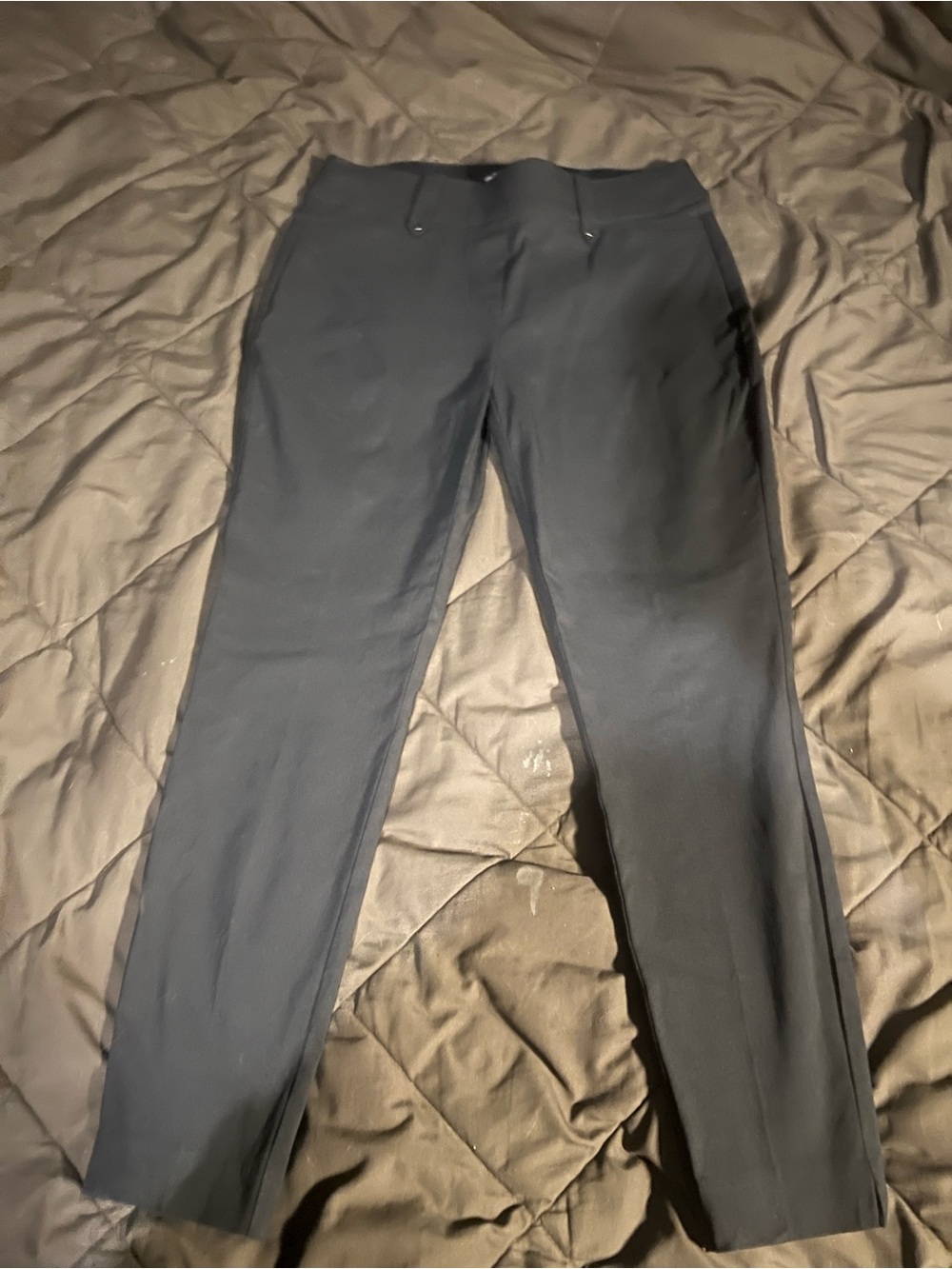 Maurices Black Cropped Straight Leg Pants